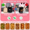Thumbnail 3 de BYKITCHEN Air Fryer Liners 100pcs 📦
