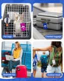 Thumbnail 6 de Caianwin Aluminium luggage tags 6-pack 🧳