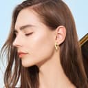 Thumbnail 3 de Cangall 925 Sterling Silver Triangle Hoop Earrings for Girls 💍