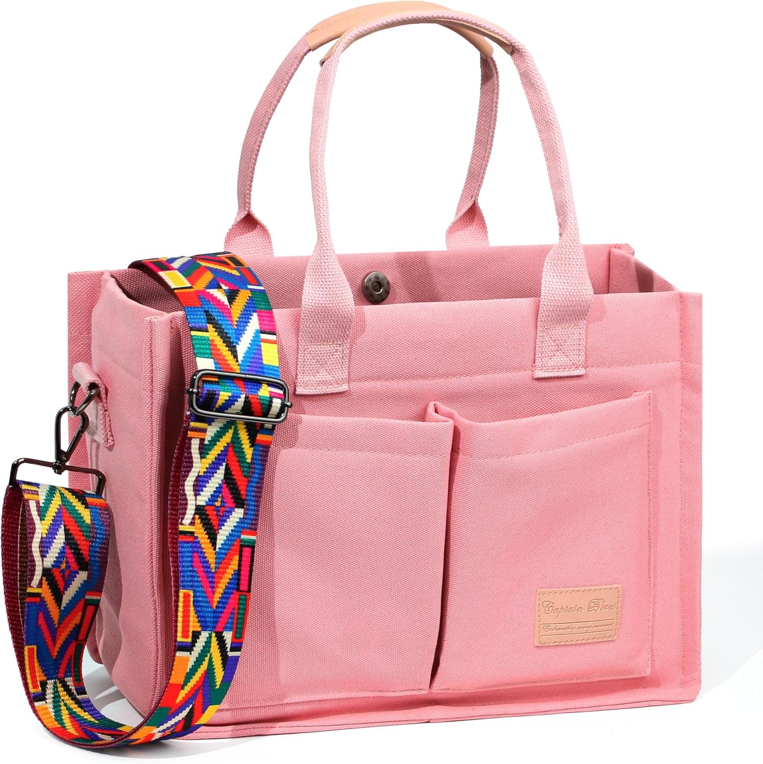 Captain Blues Canvas Tote Bag large capacity 👜