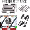 Thumbnail 2 de Car Seat Belt Clips Adjuster Universal metal clip 🚗