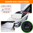 Thumbnail 3 de Car Windscreen Cover with Magnetic Mirrors 145×118cm 📷