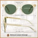 Thumbnail 3 de CARFIA CA5506 Polarised round sunglasses UV400 🕶️