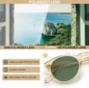 Thumbnail 5 de CARFIA CA5506 Polarised round sunglasses UV400 🕶️