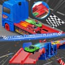Thumbnail 2 de Carrier Truck Toys 65-inch Foldable Transporter with 10 Cars 🚚