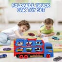 Thumbnail 4 de Carrier Truck Toys 65-inch Foldable Transporter with 10 Cars 🚚
