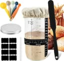 Thumbnail principal de CEOTIS 24oz Sourdough Starter Jar Kit with tools 🥣