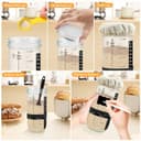 Thumbnail 4 de CEOTIS 24oz Sourdough Starter Jar Kit with tools 🥣
