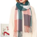 Thumbnail 1 de Chalier Fashion Cashmere Scarf UK Plaid 🎁