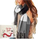 Thumbnail 3 de Chalier Fashion Cashmere Scarf UK Plaid 🎁