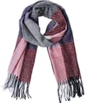Thumbnail 3 de Chalier Fashion Checked Long Scarf for Women 🧣