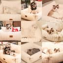 Thumbnail 8 de CheerPals Extended Cat Sofa 63×55–66 cm cat bed 🐱