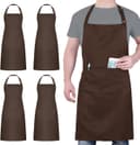 Thumbnail 5 de Chef Aprons 4 Pack Waterproof Apron with 2 Pockets 🧑🍳