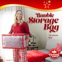 Thumbnail 1 de Christmas Village Storage Cube Bag for 112 Ornaments 🎄