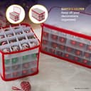 Thumbnail 3 de Christmas Village Storage Cube Bag for 112 Ornaments 🎄