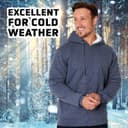 Thumbnail 3 de CityComfort Mens Hoodie fleece zip, M-3XL 👕