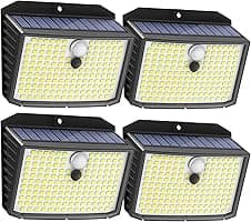 CLAONER Solar Security Light 4-pack ☀️