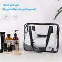 Thumbnail 5 de Clear Toiletry Bags 2pcs large clear makeup pouch 🧴