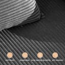 Thumbnail 3 de CLIPOP Boneless Couch L Shaped Left‑Corner 3‑Seater Sofa set 🛋️