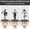 Thumbnail 2 de CLORIS Foldable Fitness Trampoline 48″, 450 lbs rebounder 🏋️♀️