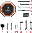 Thumbnail 5 de CLORIS Foldable Fitness Trampoline 48″, 450 lbs rebounder 🏋️♀️