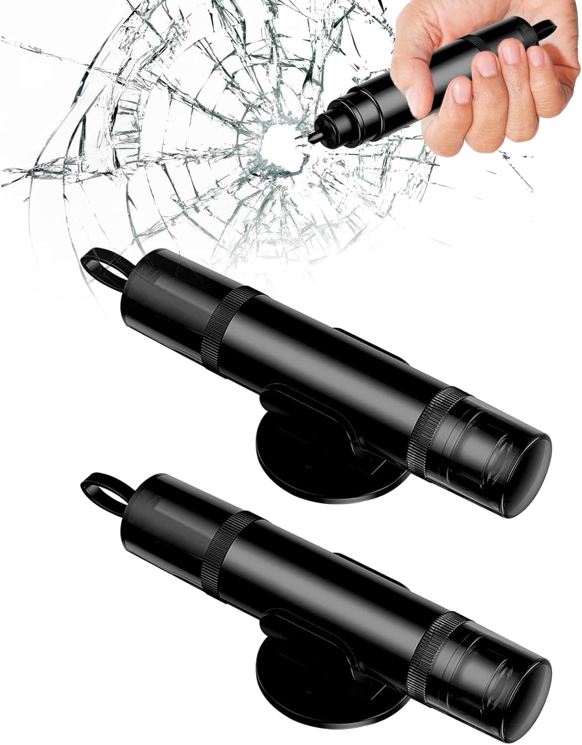 Clyfanesy 2-piece Car Emergency Hammer with Cutter 🧰
