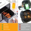 Thumbnail 5 de CNMTCCO Silicone Liners for Ninja Dual Air Fryer, 2 pack 🍳