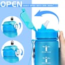 Thumbnail 1 de CodiCile 1L Water Bottle with Straw and Time Markings ⌚️