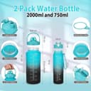Thumbnail 1 de CodiCile 2 Pack Water Bottle Set 2L & 750ml 🚰
