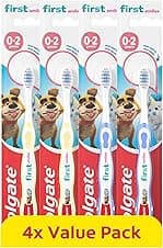 Colgate Kids Toothbrushes 0–2 Years — Extra-soft bristles 🪥