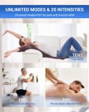 Thumbnail 2 de Comfytemp 4 Channel TENS Machine with 24 Modes 🔋