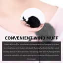 Thumbnail 6 de comica Fur Windscreen pack of 3 for lavalier microphones 🎤