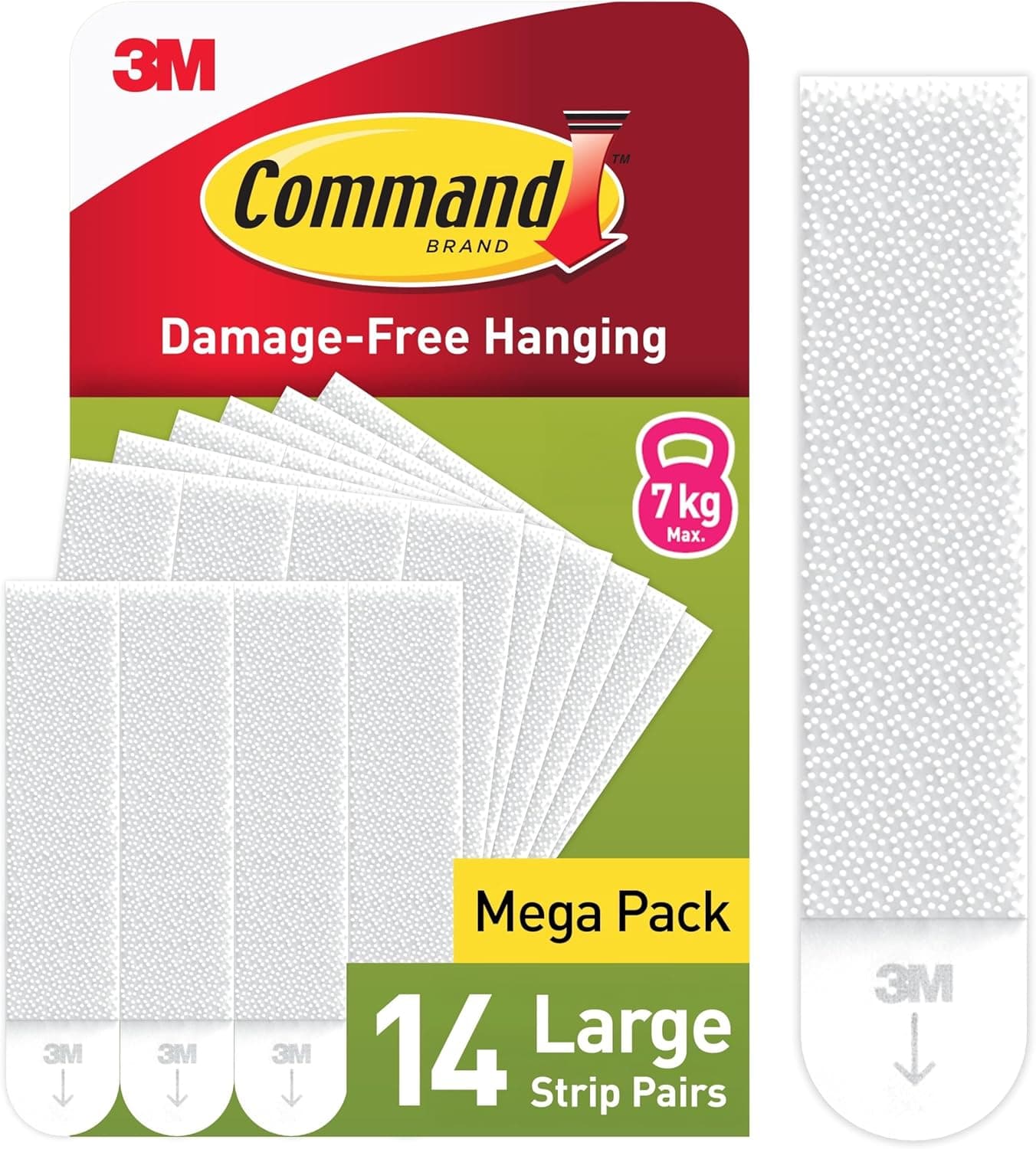 Command Picture Hanging Strips Large, 14 pairs 🧰
