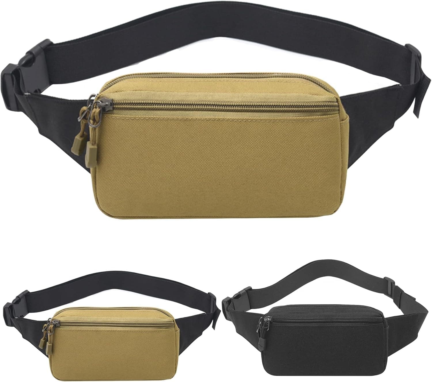 Compact & Stylish Bum Bag 2-pocket water-resistant waist bag 🎒