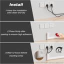 Thumbnail 6 de Conwang White Cable Trunking 1m 🧰