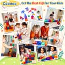 Thumbnail 3 de Coodoo 60-piece Magnetic Building Tiles STEM set 🧩