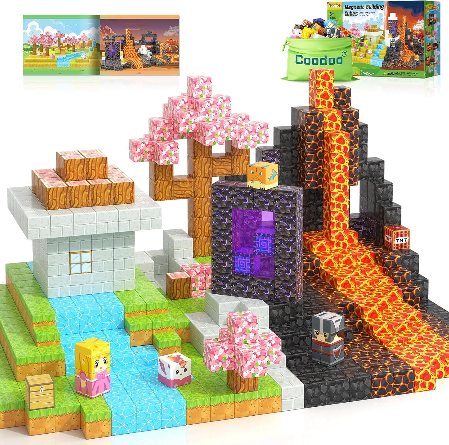 Coodoo Magnetic Blocks Magic Portal Set for Toddlers 🧩