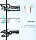 Thumbnail 1 de Cooeco Corner Shower Caddy with 4 Baskets 📦