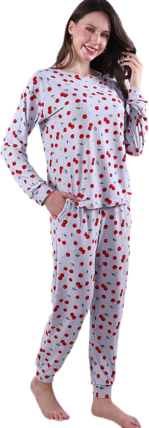 Coolwife Women's Pajama Set long-sleeve pyjamas set 👚