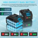 Thumbnail 2 de Cordless Pressure Washer 2 batteries — portable cleaner 🚿