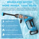 Thumbnail 3 de Cordless Pressure Washer 2 batteries — portable cleaner 🚿