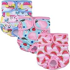 Cotemdery Reusable Dog Nappies 3-pack 🐶
