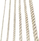 Thumbnail principal de Cotton Rope Thick White 8mm, 5m macrame cord 🧵