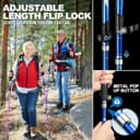 Thumbnail 2 de COVACURE Walking Poles 2-pack lightweight hiking poles 🥾