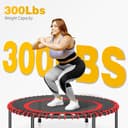 Thumbnail 1 de COWISH Mini Trampoline Fitness Trampoline with Anti-Slip Feet for Indoor/Outdoor Rebounder Exercise Bouncer, Fitness Rebounder for Adults
COWISH Mini Trampoline Fitness Trampoline with A…