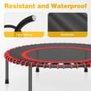 Thumbnail 4 de COWISH Mini Trampoline Fitness Trampoline with Anti-Slip Feet for Indoor/Outdoor Rebounder Exercise Bouncer, Fitness Rebounder for Adults
COWISH Mini Trampoline Fitness Trampoline with A…