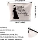 Thumbnail 1 de V. Crawley Quote Zipper Pouch for Cosmetics 👜