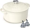 Thumbnail principal de Cream White 26cm 4.75L Dutch Oven for Braising 🍲