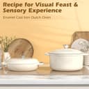 Thumbnail 1 de Cream White 26cm 4.75L Dutch Oven for Braising 🍲