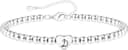 Thumbnail 3 de Crownette S925 Silver Bead Bracelet adjustable heart initial 💍